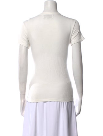 Derek Lam 10 Crosby Crew Neck Short Sleeve T-Shirt