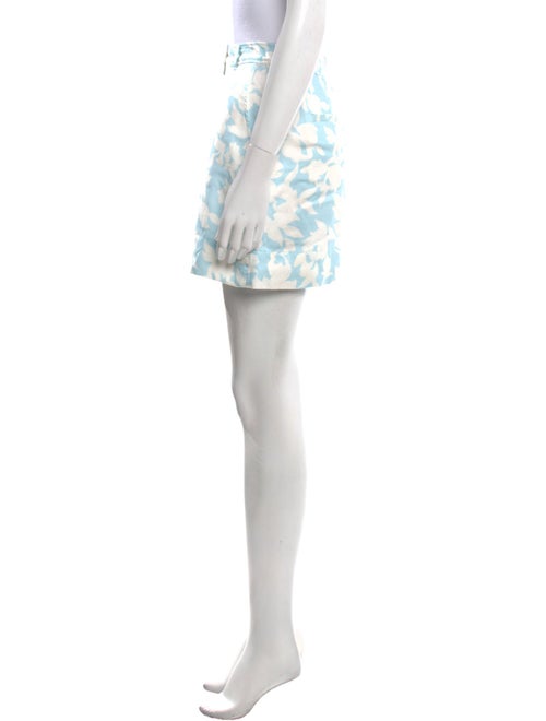 Derek Lam 10 Crosby Floral Print Mini Shorts