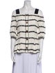 Derek Lam 10 Crosby Silk Striped Blouse