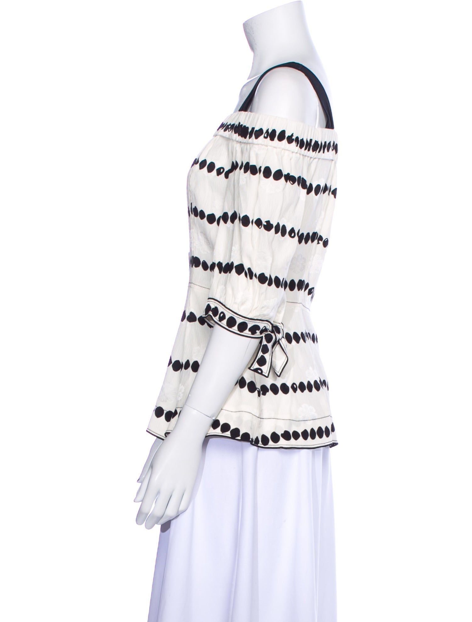 Derek Lam 10 Crosby Silk Striped Blouse