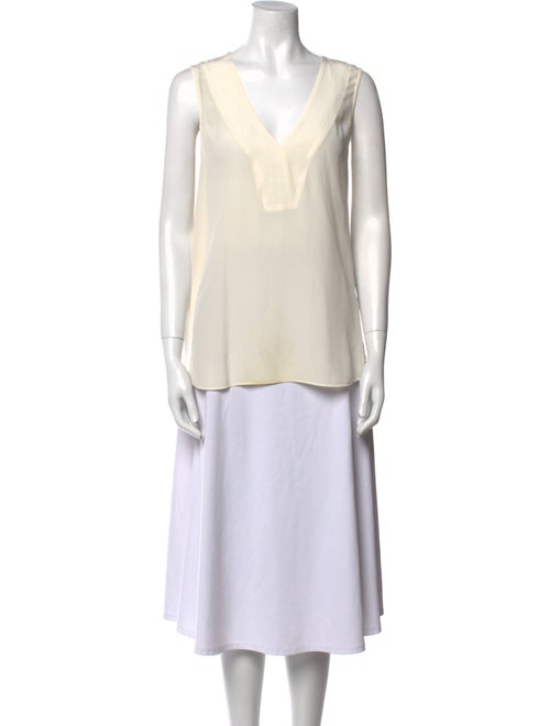 Derek Lam 10 Crosby V-Neck Sleeveless Tunic