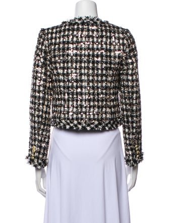Derek Lam 10 Crosby Tweed Pattern Evening Jacket