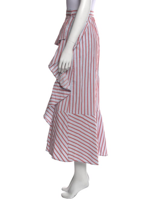 Derek Lam 10 Crosby Striped Midi Length Skirt