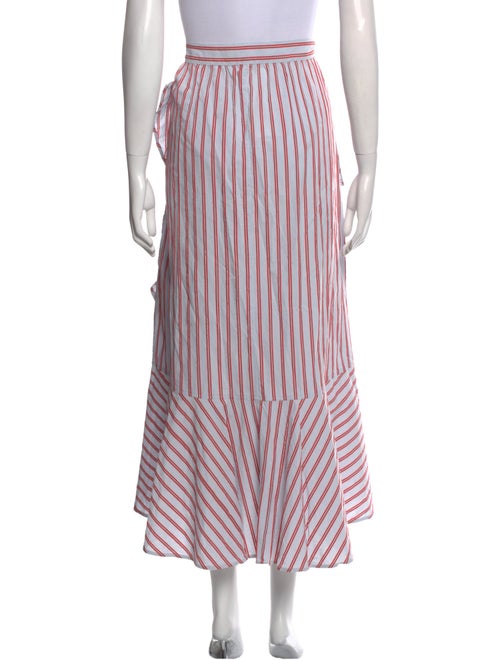 Derek Lam 10 Crosby Striped Midi Length Skirt
