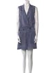 Derek Lam 10 Crosby Silk Printed Romper
