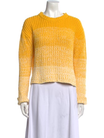 Derek Lam 10 Crosby Striped Crew Neck Sweater