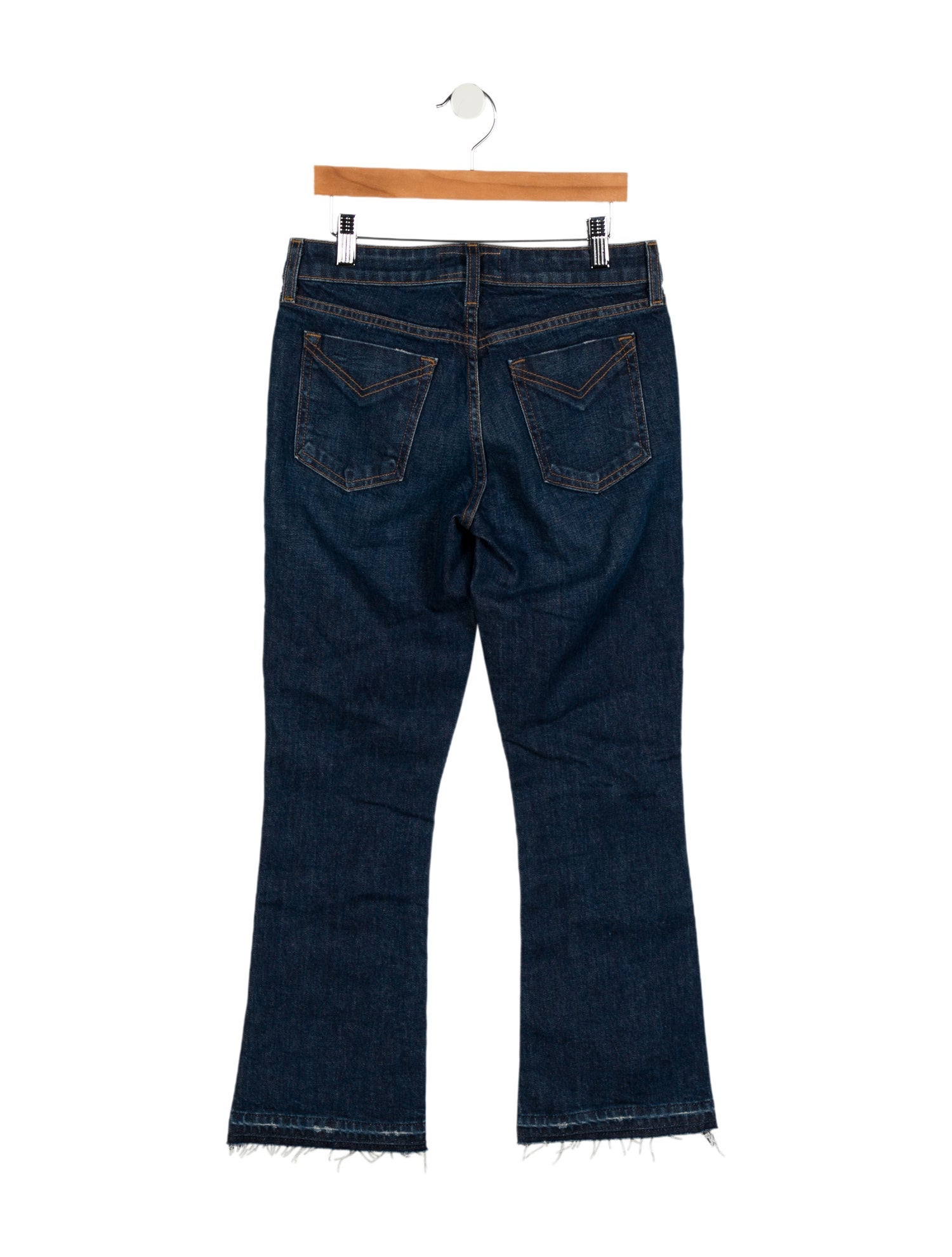 Derek Lam 10 Crosby Mid-Rise Straight Leg Jeans