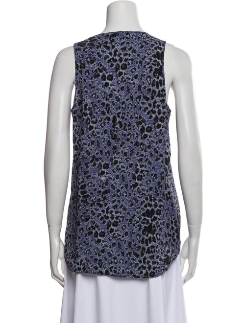 Derek Lam 10 Crosby Silk Printed Top