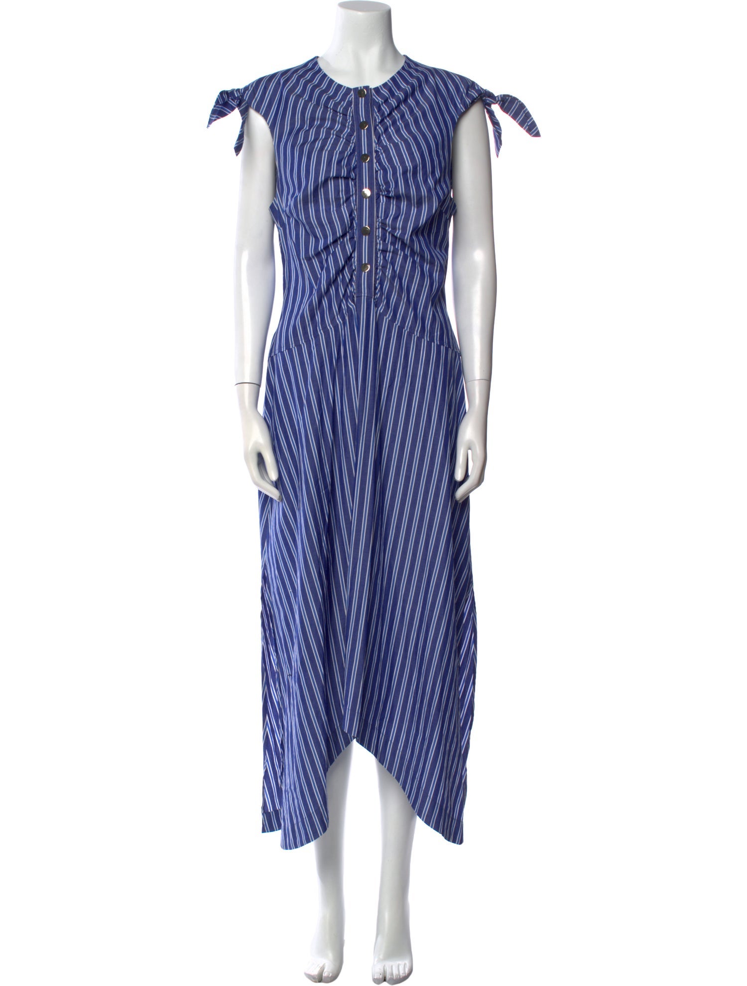 Derek Lam 10 Crosby Striped Long Dress