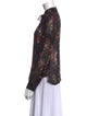 Derek Lam 10 Crosby Silk Floral Print Blouse
