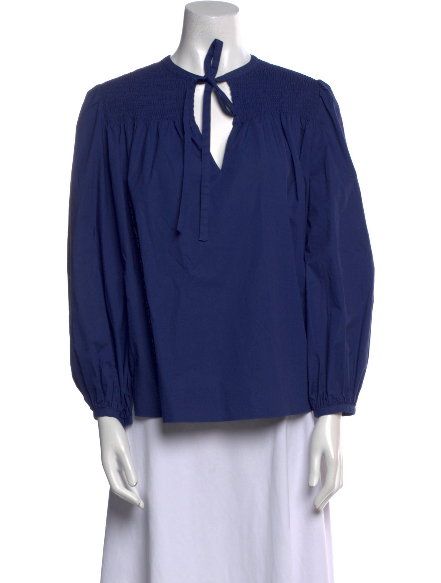 Derek Lam 10 Crosby Tie Neck Long Sleeve Blouse