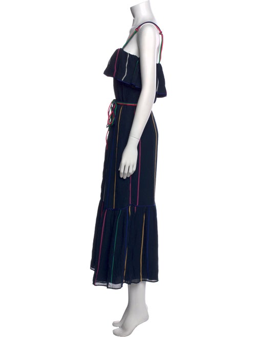 Derek Lam 10 Crosby Striped Midi Length Dress