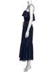 Derek Lam 10 Crosby Striped Midi Length Dress