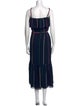 Derek Lam 10 Crosby Striped Midi Length Dress