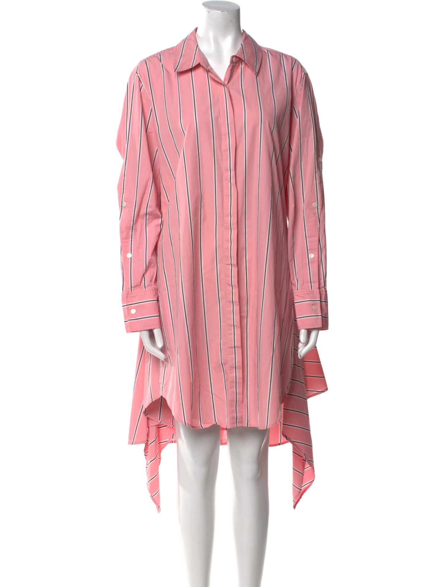 Derek Lam 10 Crosby Striped Knee-Length Dress