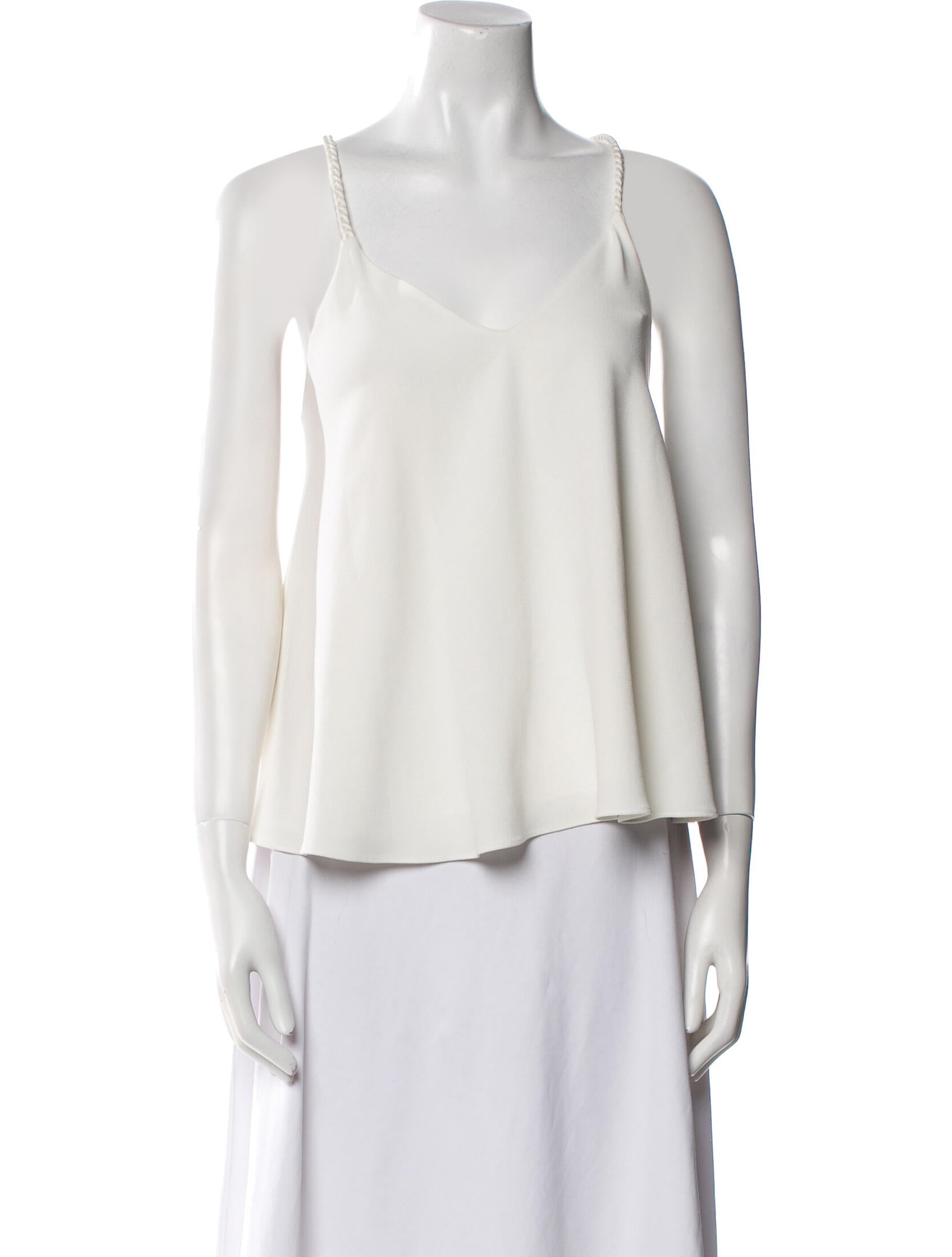 Derek Lam 10 Crosby V-Neck Sleeveless Top