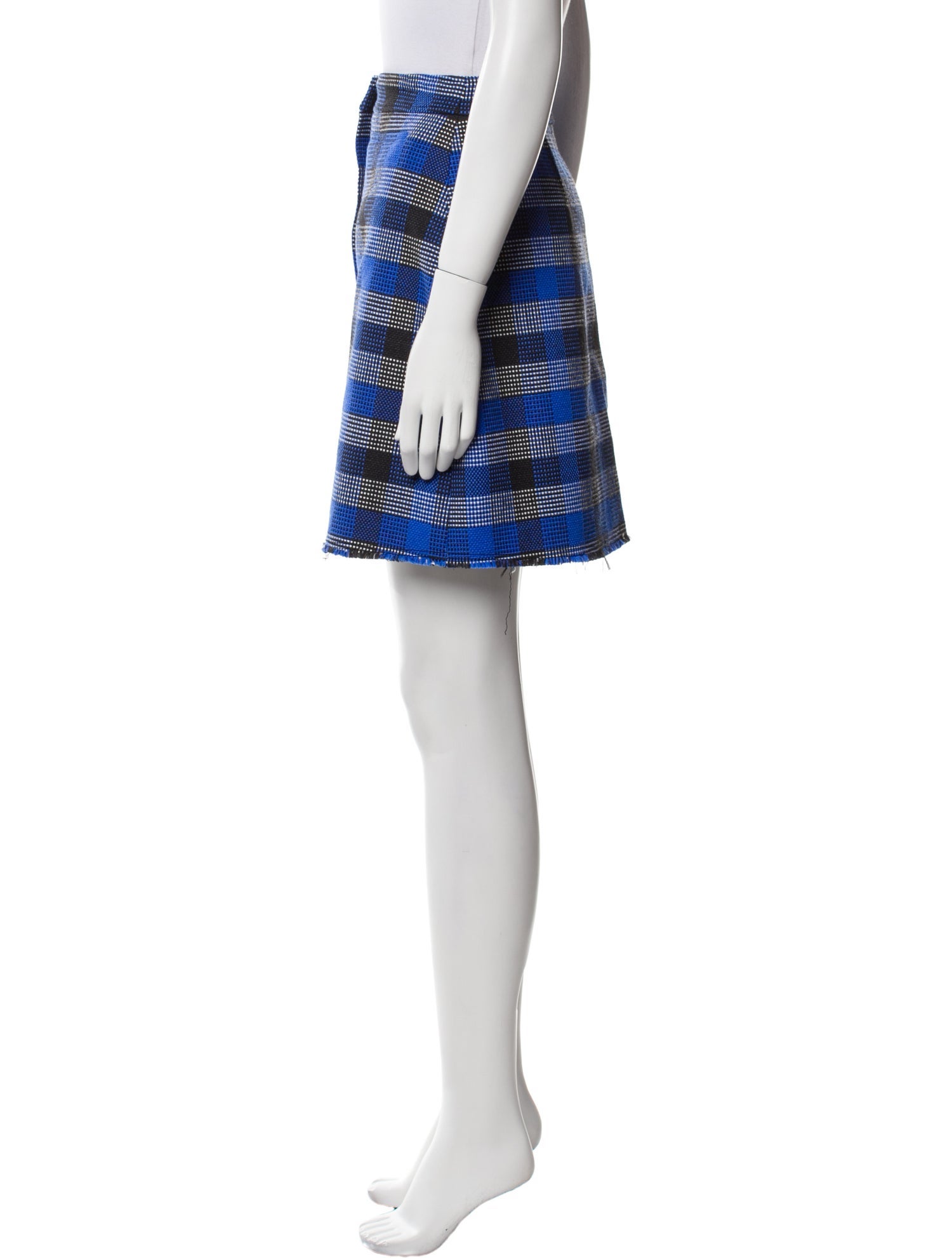 Derek Lam 10 Crosby Plaid Print Mini Skirt w/ Tags