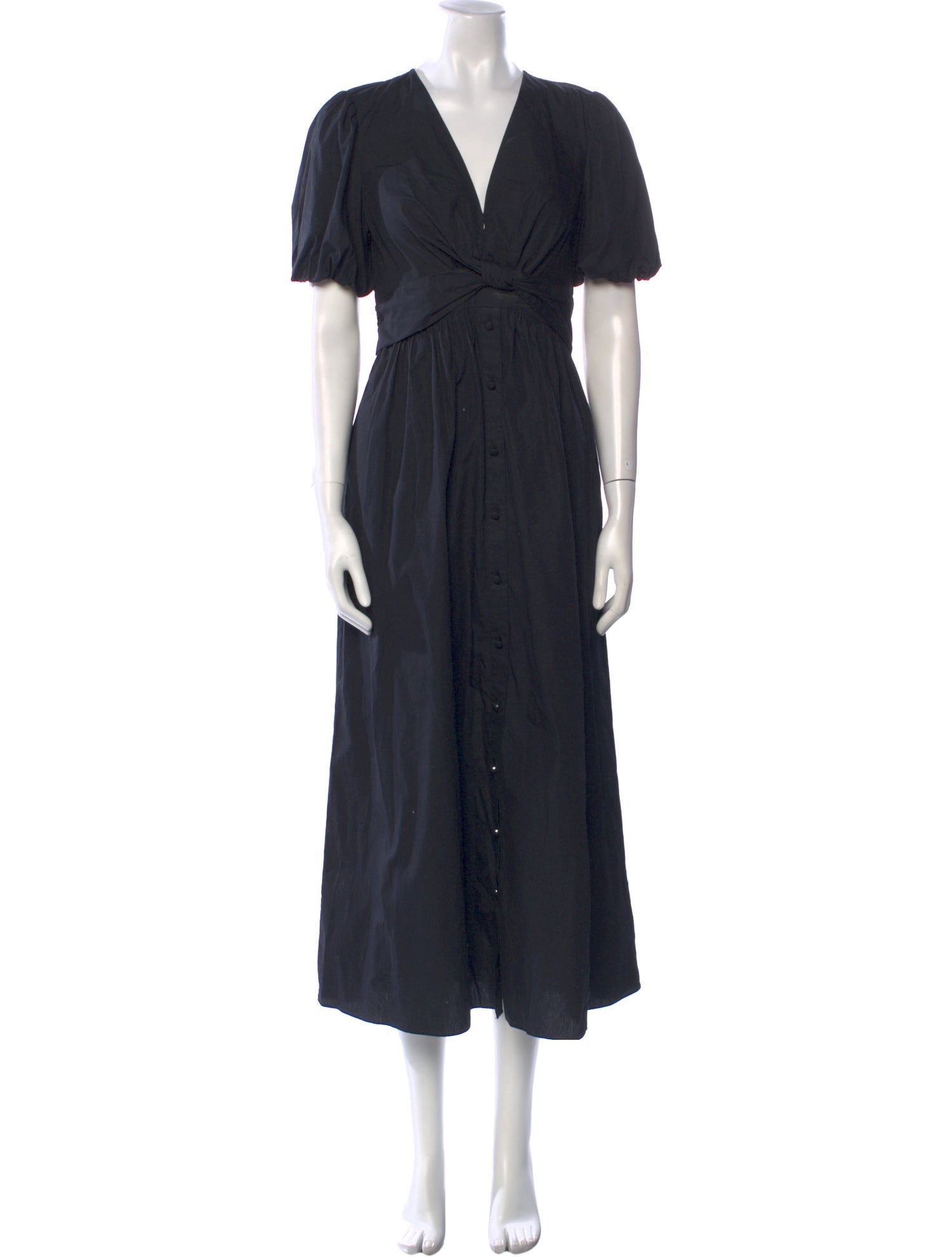 Derek Lam 10 Crosby V-Neck Long Dress