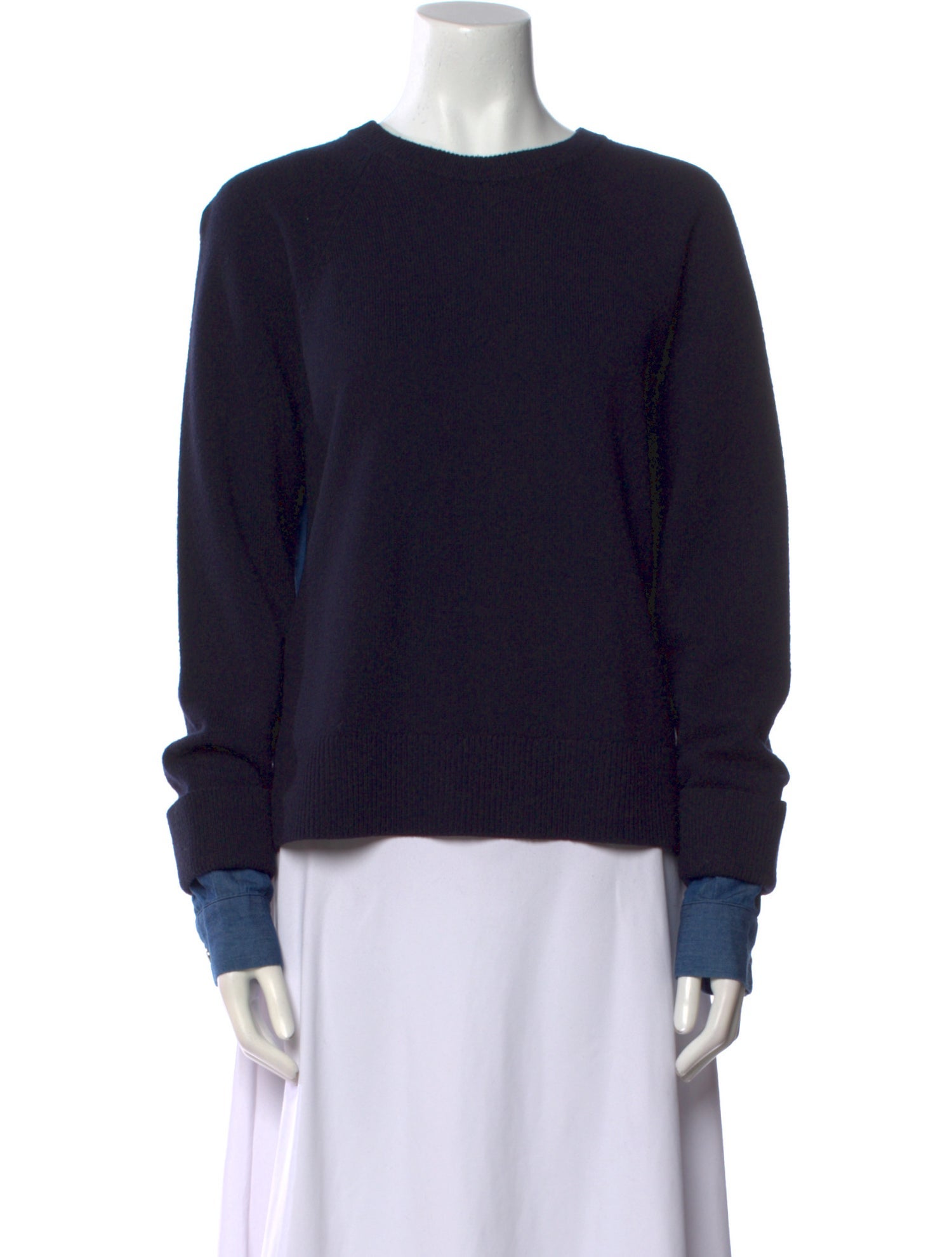 Derek Lam 10 Crosby Merino Wool Crew Neck Sweater