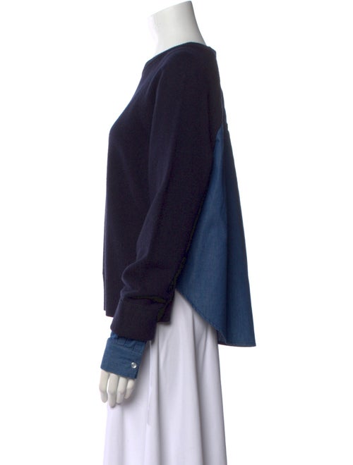 Derek Lam 10 Crosby Merino Wool Crew Neck Sweater