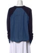 Derek Lam 10 Crosby Merino Wool Crew Neck Sweater