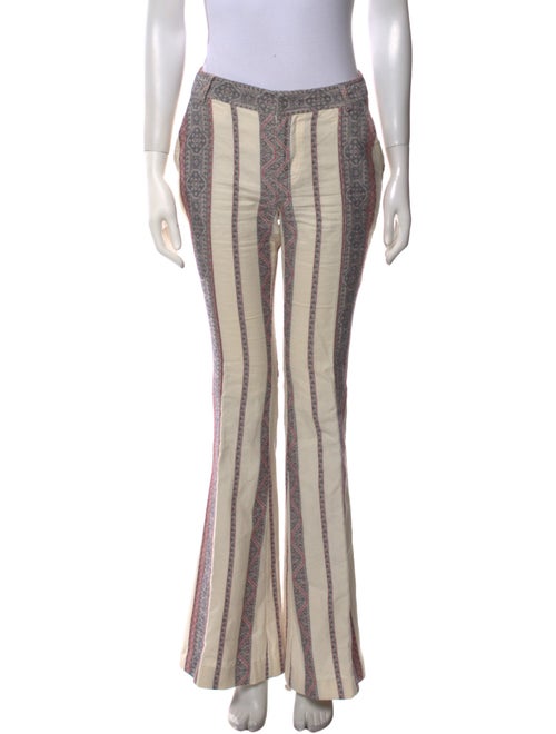 Derek Lam 10 Crosby Striped Wide Leg Pants