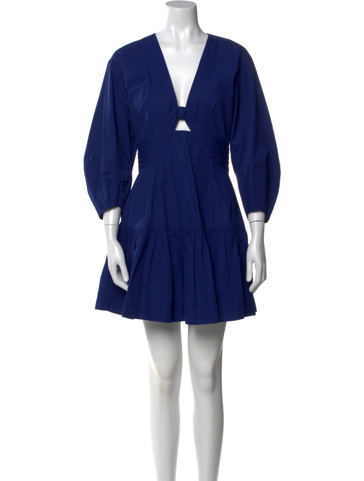 Derek Lam 10 Crosby V-Neck Mini Dress