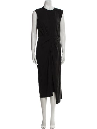 Derek Lam 10 Crosby Crew Neck Long Dress