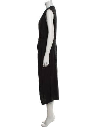 Derek Lam 10 Crosby Crew Neck Long Dress