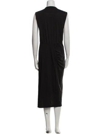 Derek Lam 10 Crosby Crew Neck Long Dress