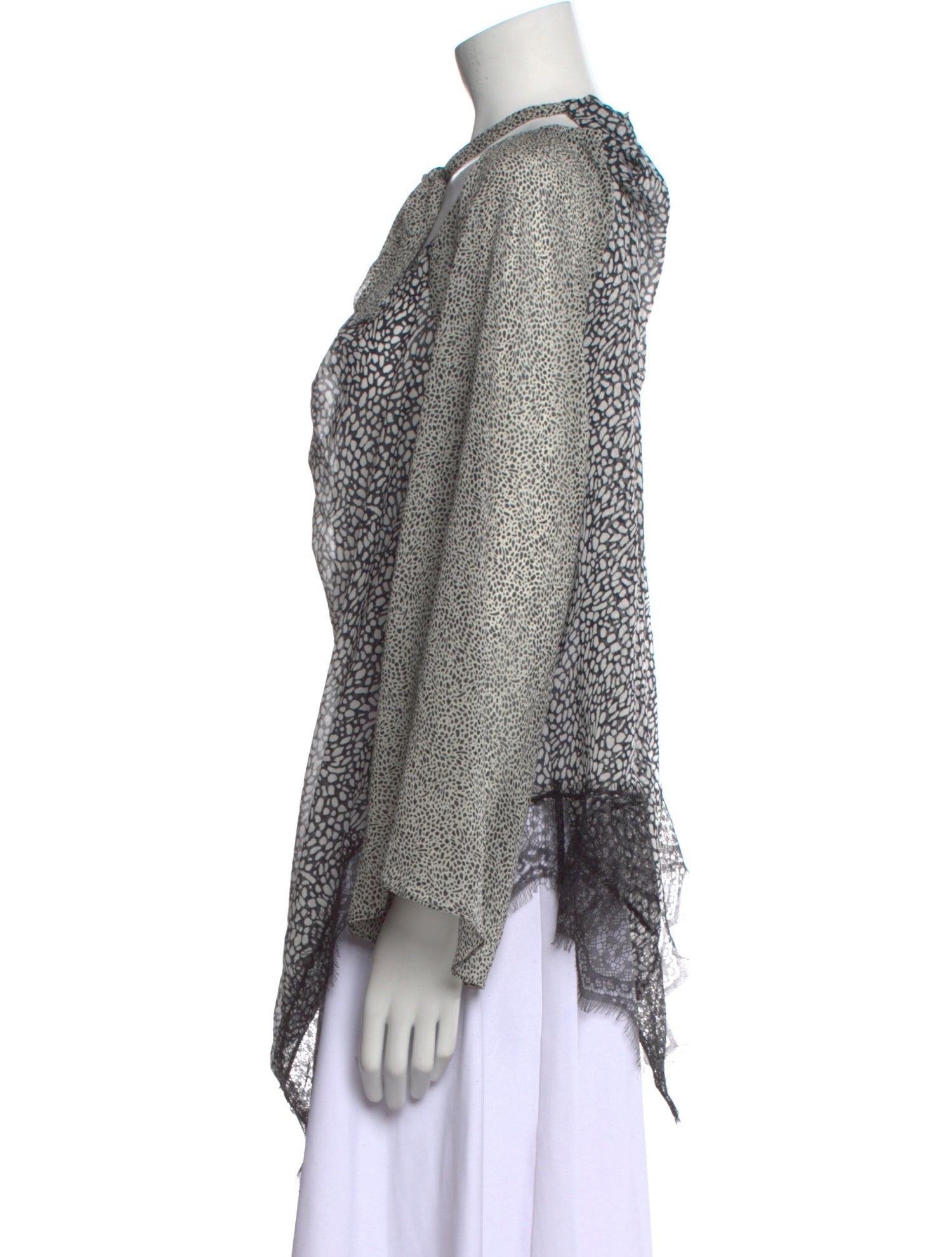 Derek Lam 10 Crosby Silk Printed Tunic