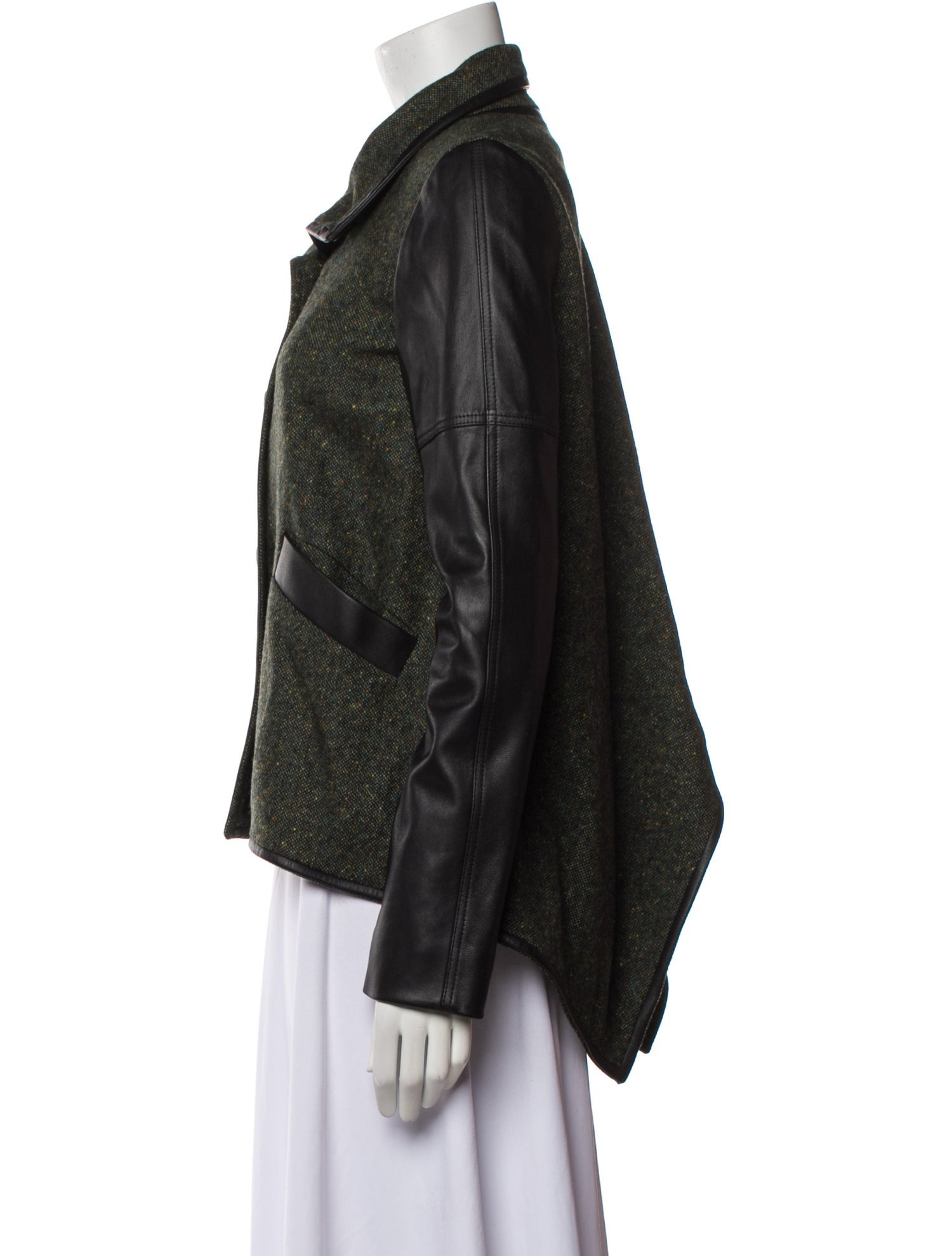 Derek Lam 10 Crosby Virgin Wool Printed Jacket