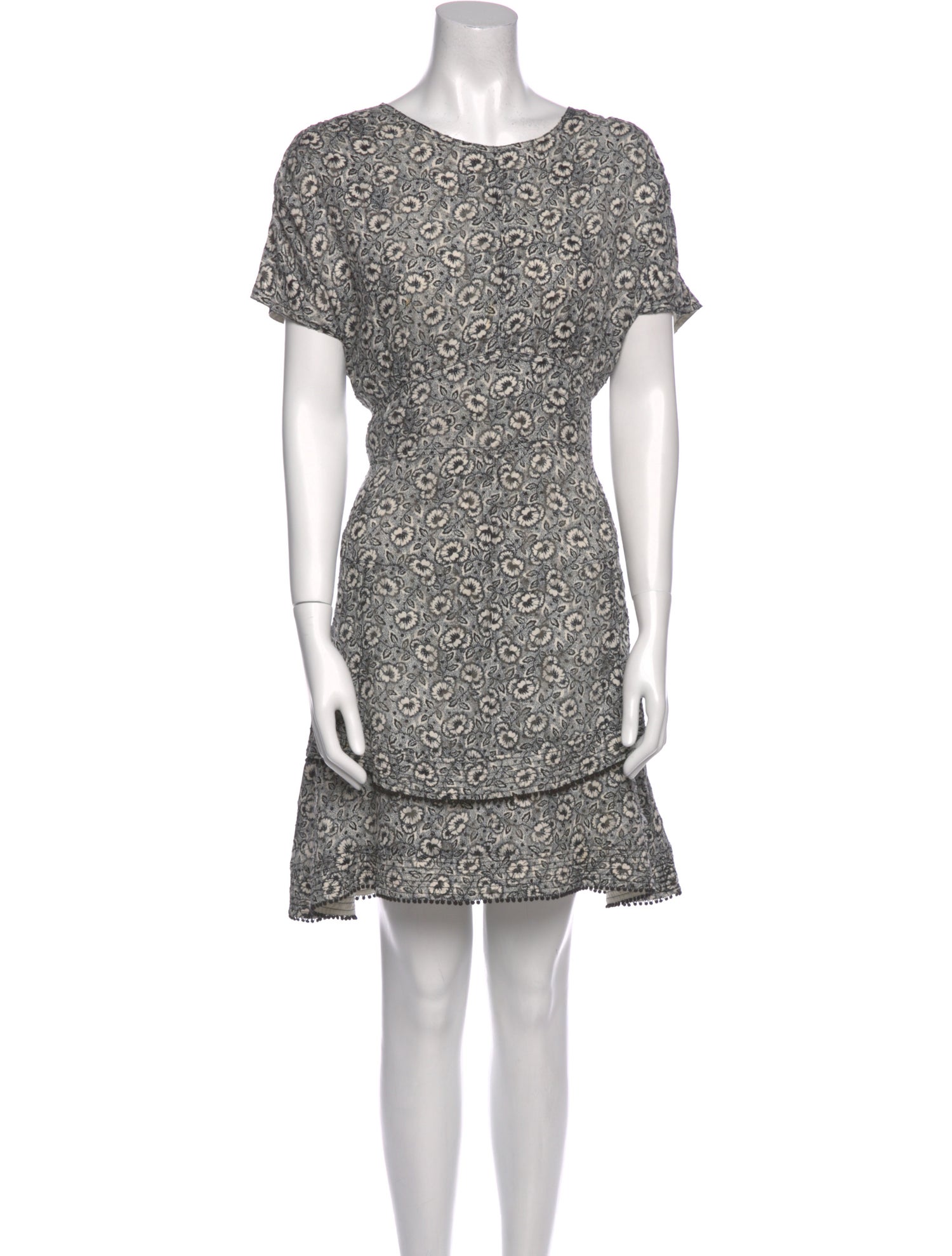 Derek Lam 10 Crosby Floral Print Mini Dress
