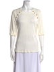Derek Lam 10 Crosby Linen Scoop Neck T-Shirt