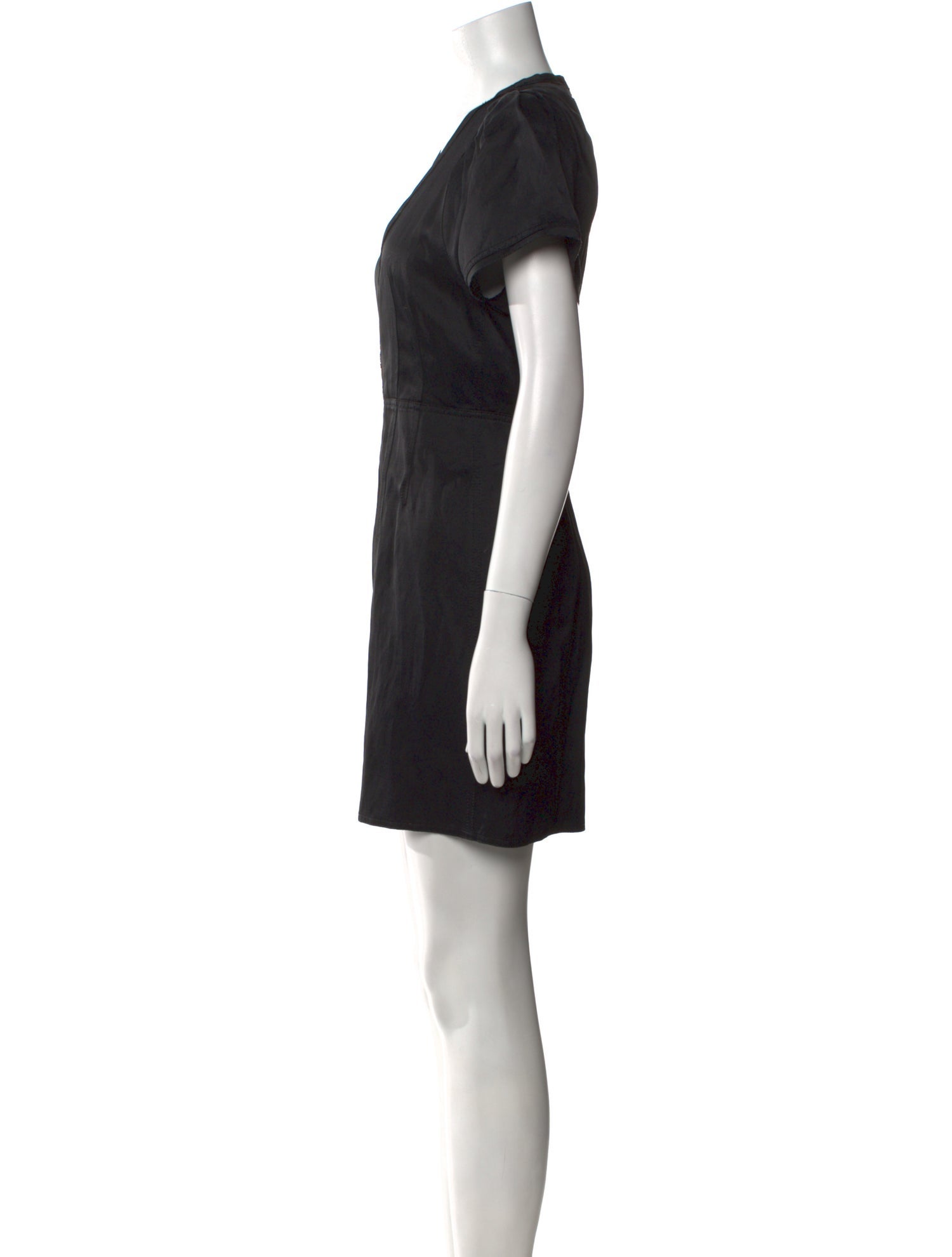 Derek Lam 10 Crosby V-Neck Mini Dress
