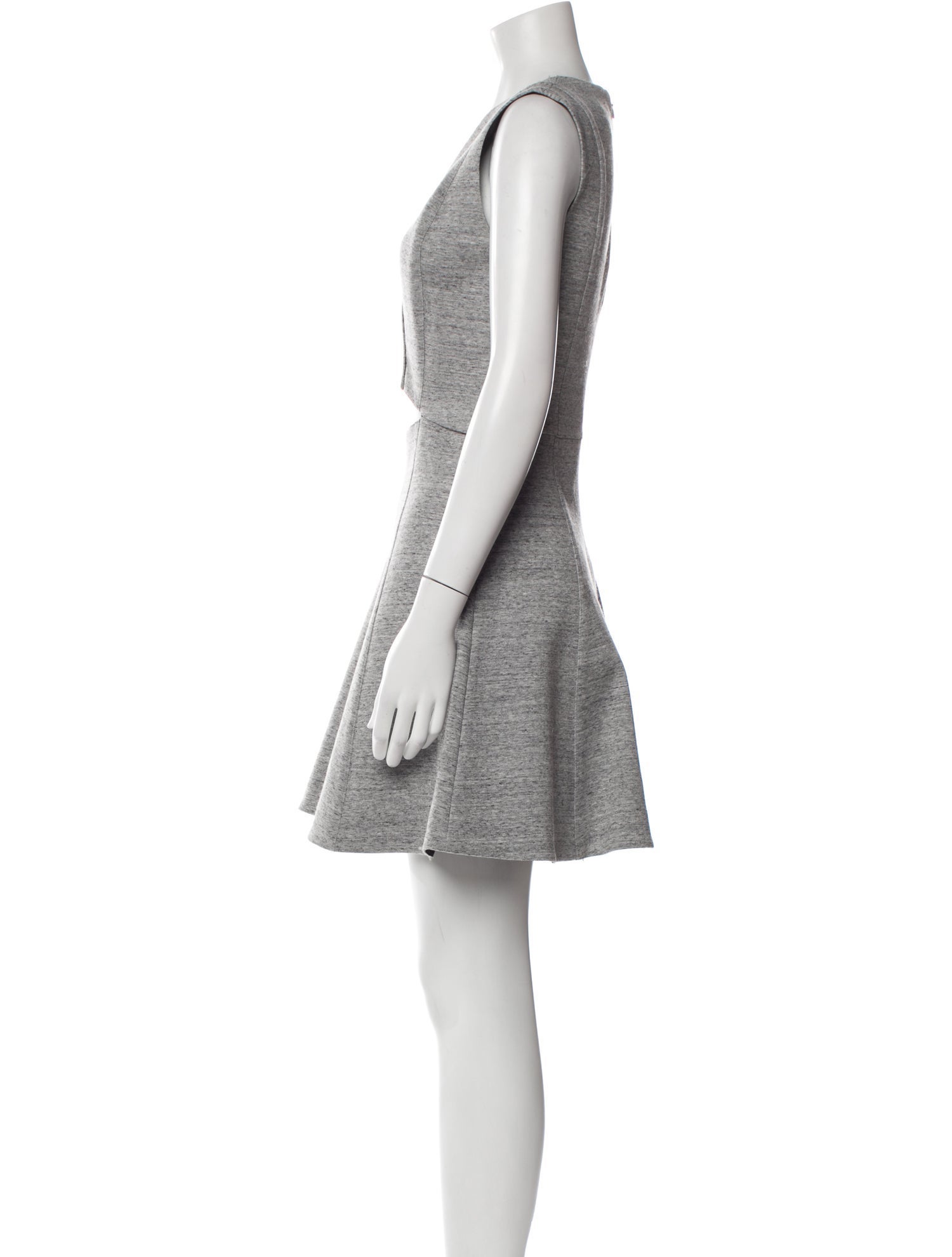 Derek Lam 10 Crosby V-Neck Mini Dress
