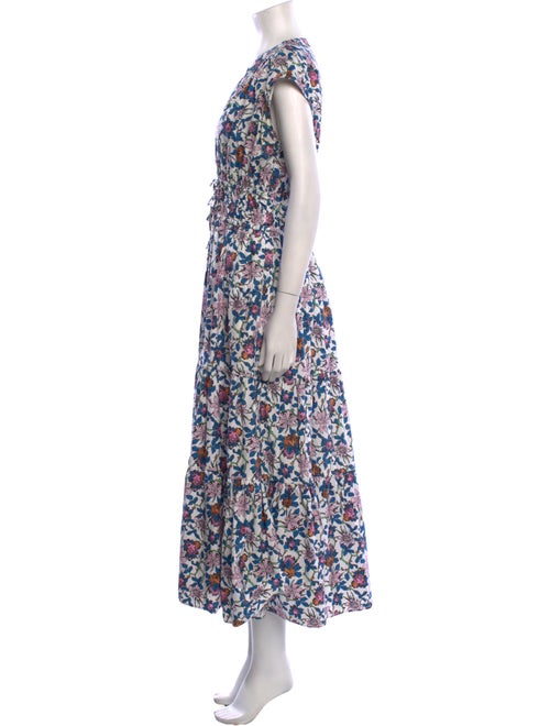 Derek Lam 10 Crosby Floral Print Long Dress