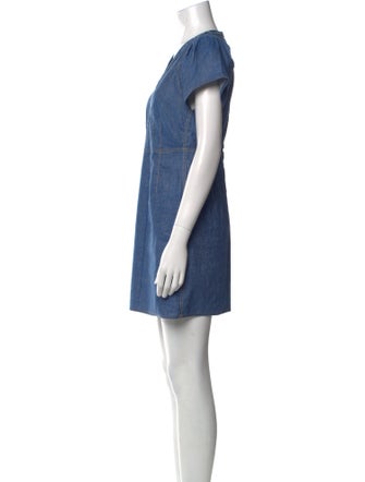 Derek Lam 10 Crosby V-Neck Mini Dress