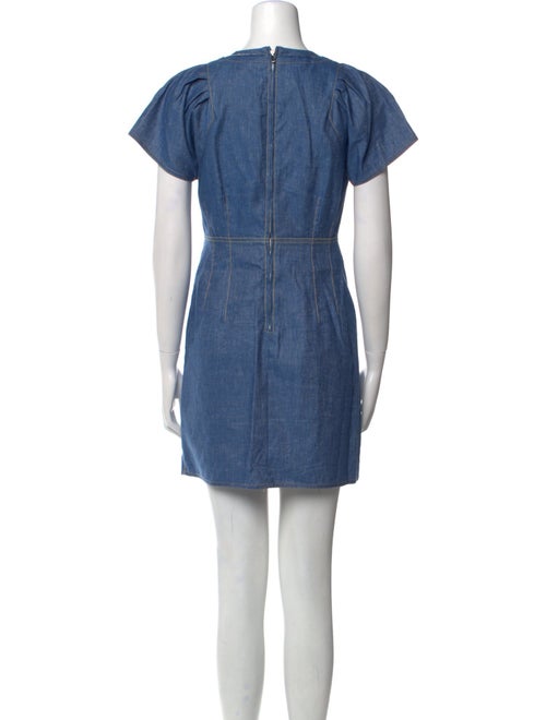 Derek Lam 10 Crosby V-Neck Mini Dress