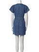 Derek Lam 10 Crosby V-Neck Mini Dress