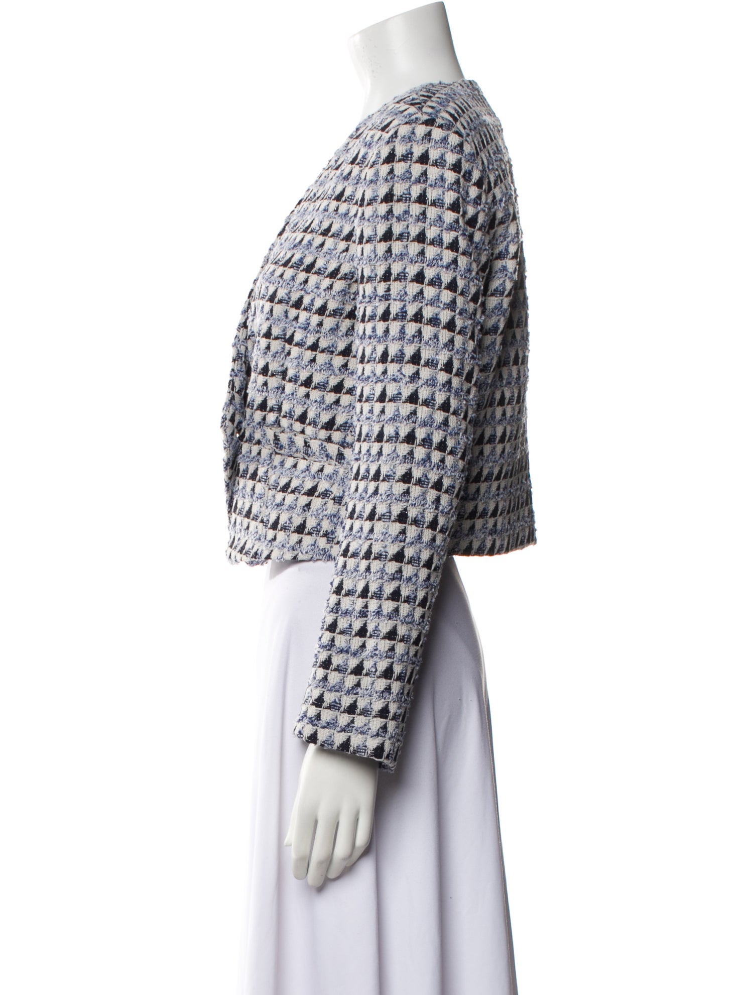 Derek Lam 10 Crosby Tweed Pattern Evening Jacket