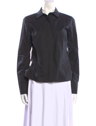 Derek Lam 10 Crosby Long Sleeve Button-Up Top