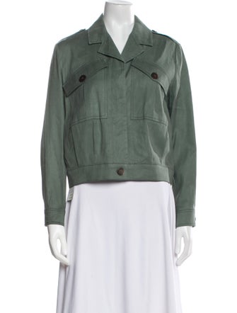 Derek Lam 10 Crosby Linen Utility Jacket