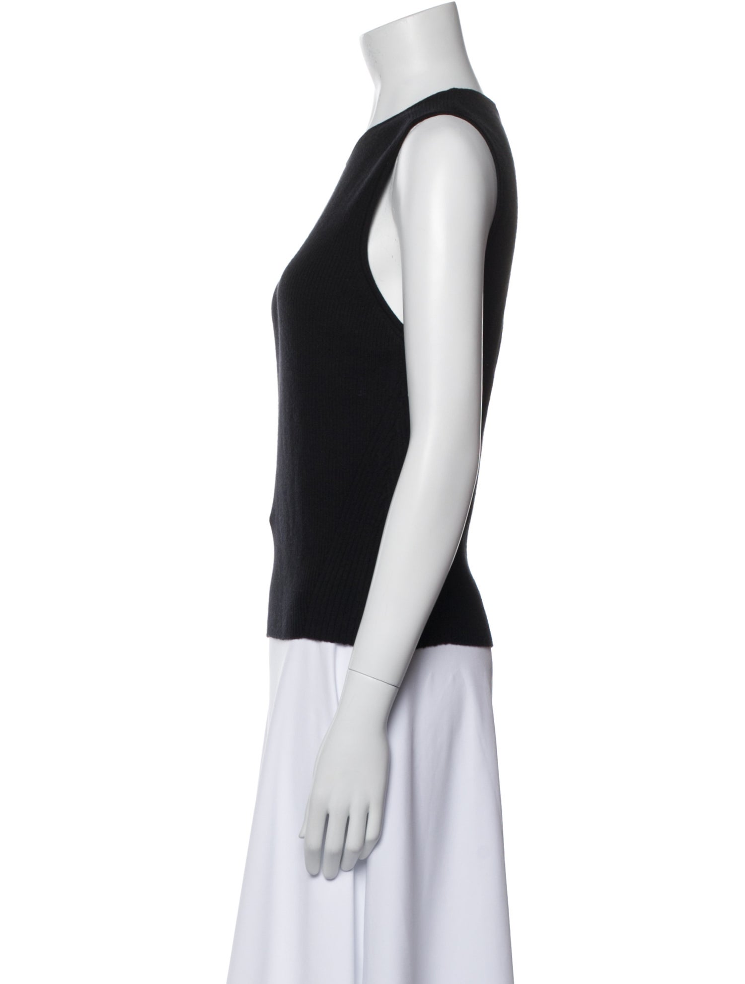 Derek Lam 10 Crosby Crew Neck Sleeveless Top