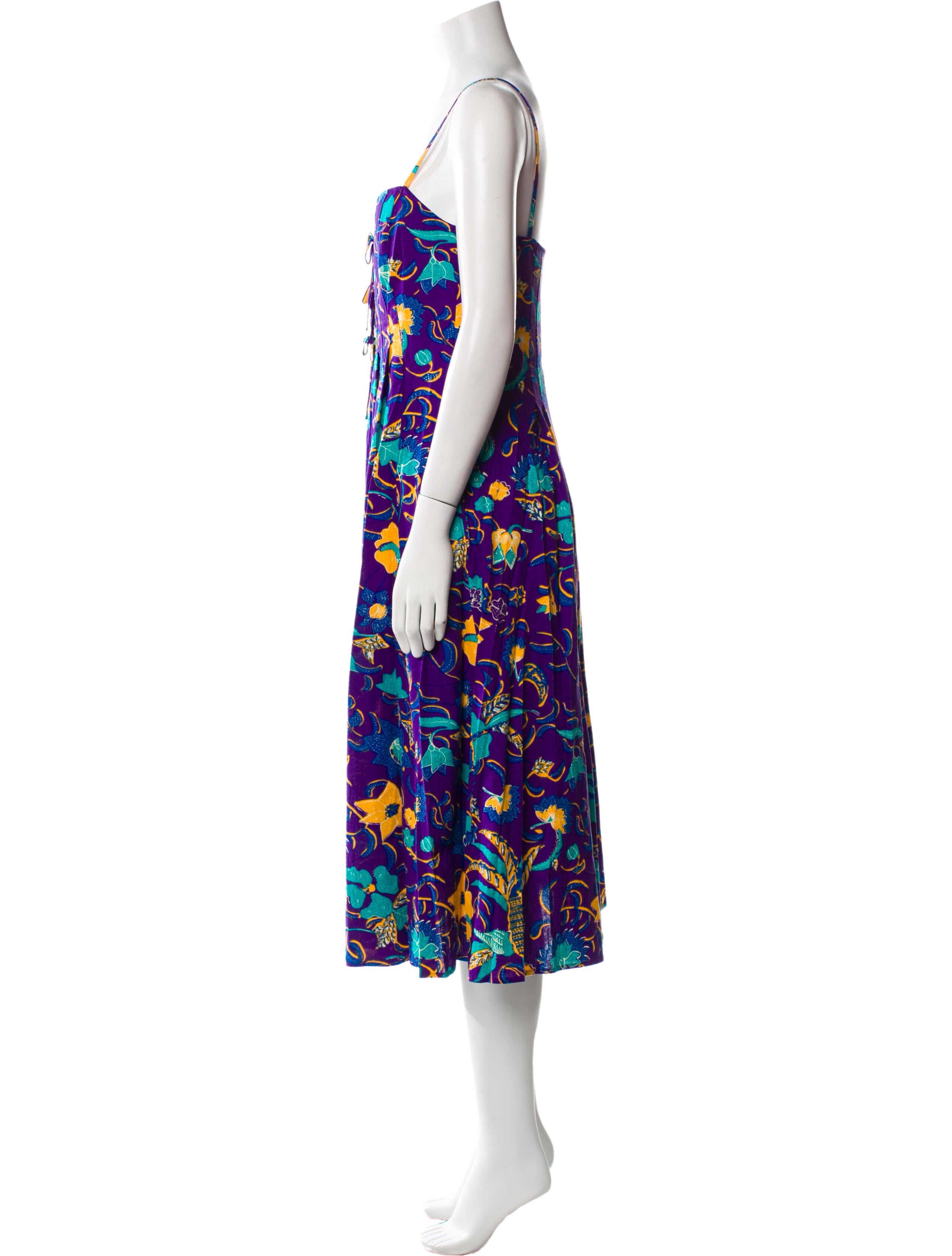 Derek Lam 10 Crosby Floral Print Midi Length Dress w/ Tags