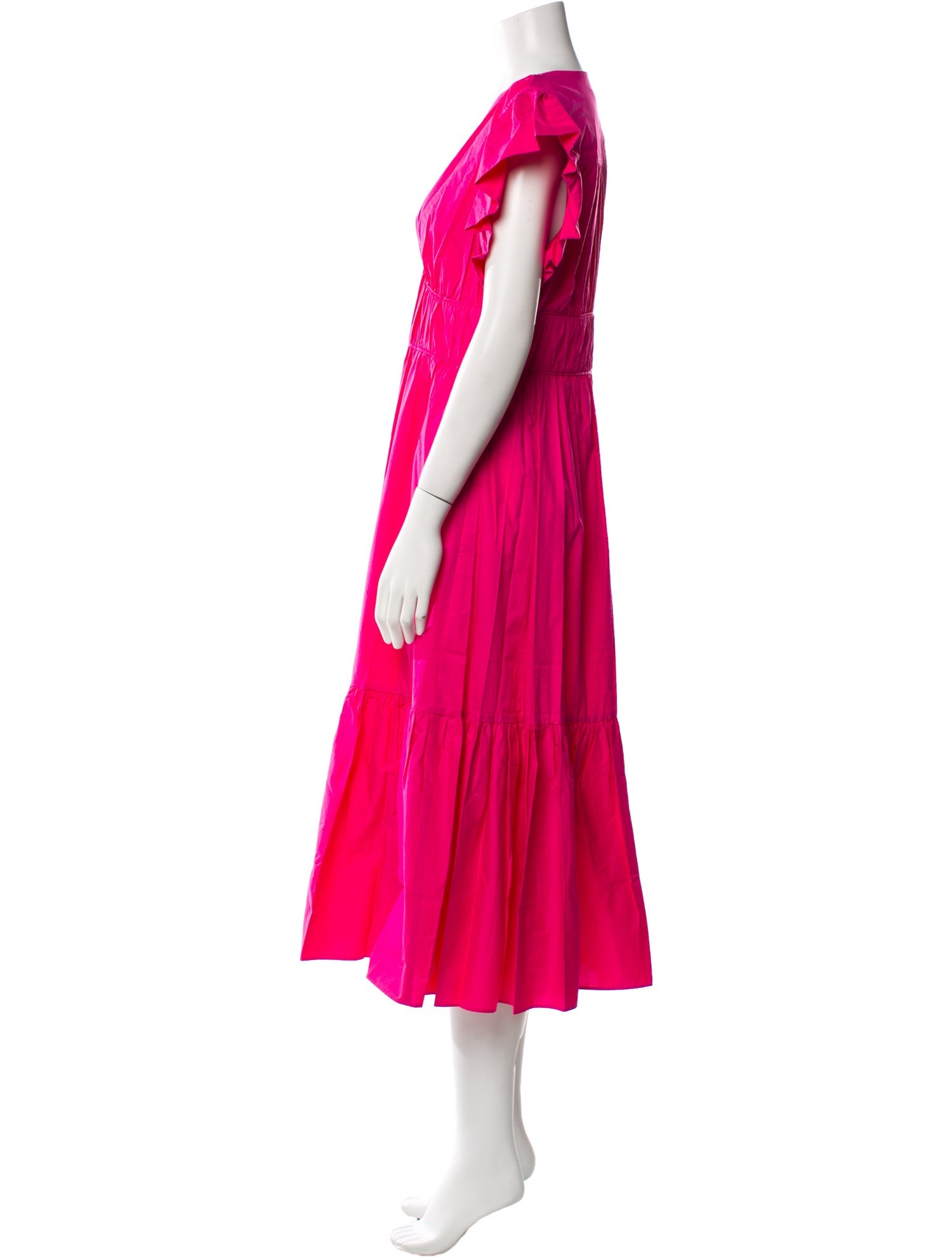 Derek Lam 10 Crosby V-Neck Long Dress w/ Tags