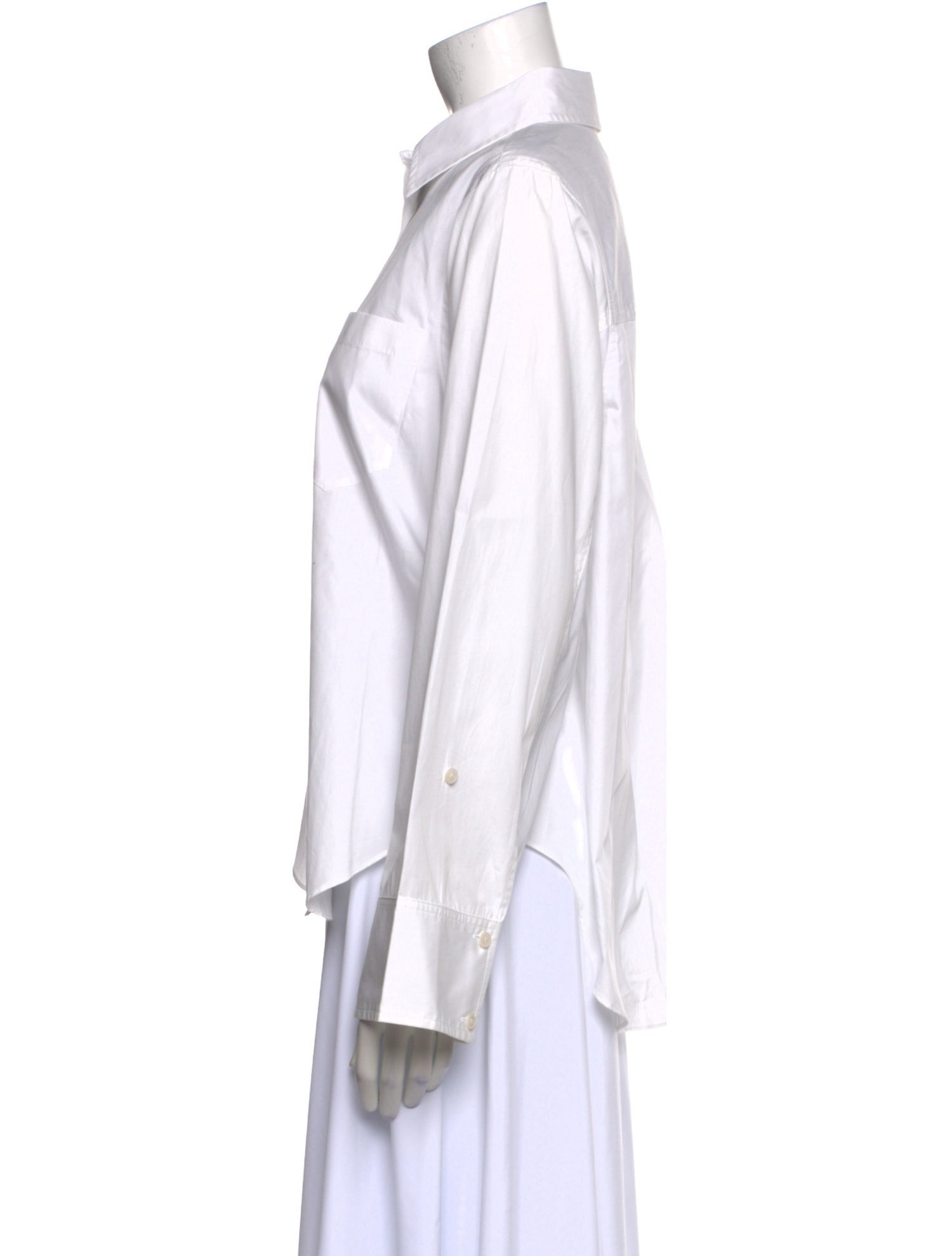 Derek Lam 10 Crosby Long Sleeve Button-Up Top