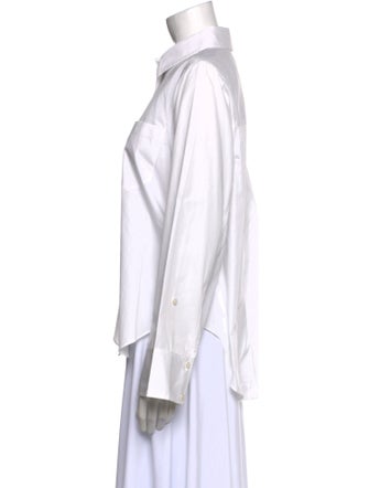 Derek Lam 10 Crosby Long Sleeve Button-Up Top