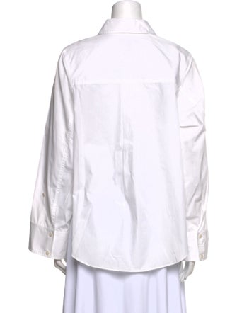 Derek Lam 10 Crosby Long Sleeve Button-Up Top