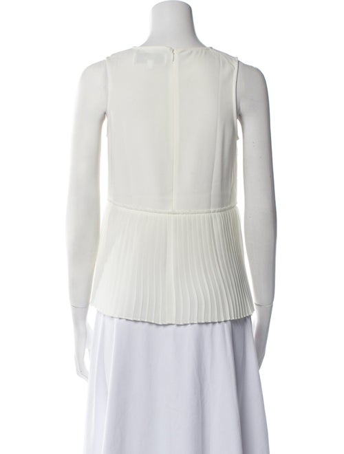 Derek Lam 10 Crosby Crew Neck Sleeveless Blouse